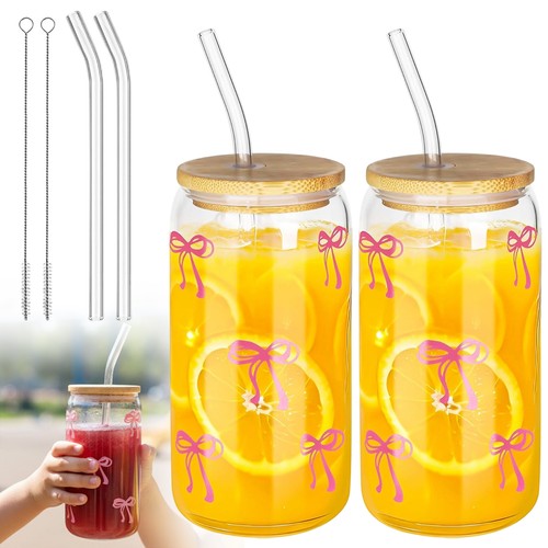 Glasbecher mit deckel und - mit,