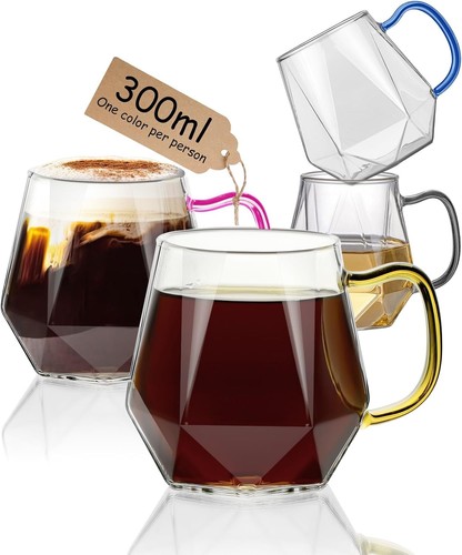 Kaffeetassen glas 300ml - kaffeetassen,
