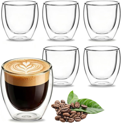 Espressotassen glas 6er set - glas,