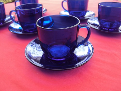 Kobaltblaue teiliges glas - kobaltblaue,