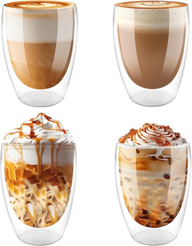 Doppelwandige kaffeegläser - doppelwandige,