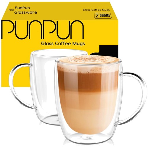 Kaffeetassen doppelwandig glas - doppelwandig,