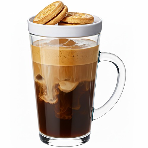 Kaffeetasse mit keramikdeckel - kaffeetasse,