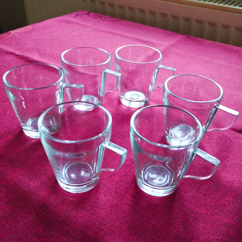6er set espressotassen aus - set,
