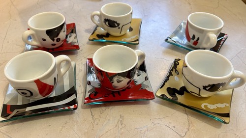 6er set designer espresso - set,