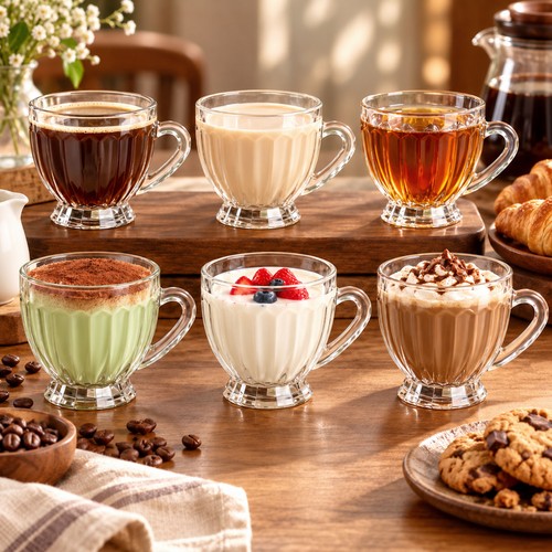 Glas kaffeetassen set - glas-kaffeetassen-set, –
