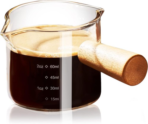 Espressotassen glas messbecher - espressotassen, glas-messbecher