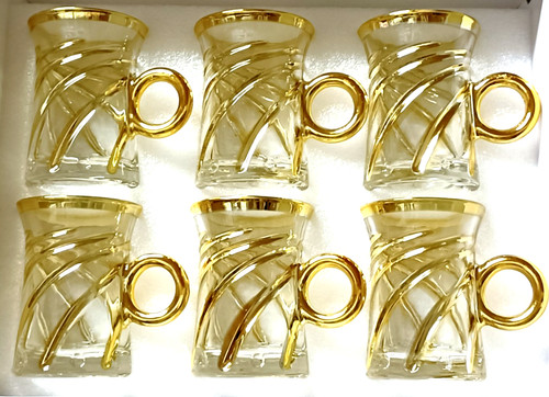Teegläser mit henkel 6er set - mit,