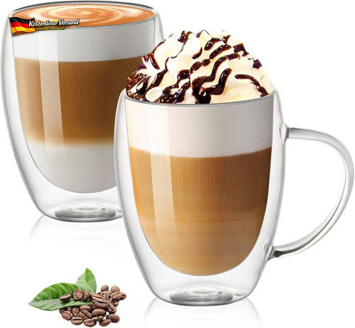 Doppelwandige kaffee gläser - doppelwandige, kaffee-gläser