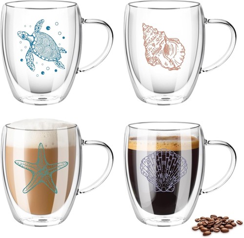 Glas kaffeetassen doppelwandig - glas,