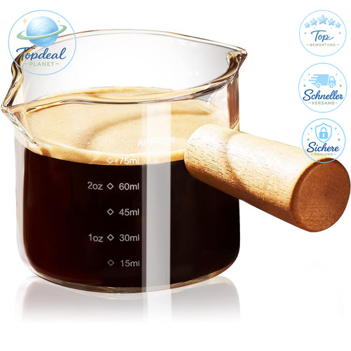 Espressotassen glas messbecher - espressotassen, glas-messbecher